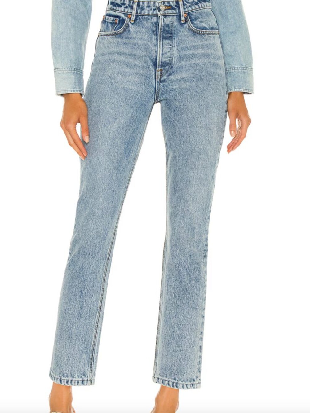 GRLFRND Karolina High Rise Straight Crop
